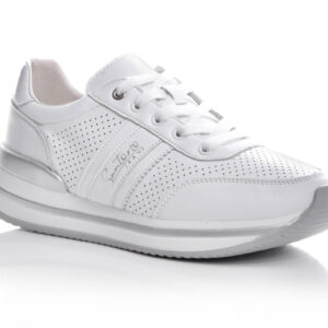 Sneakersy półbuty skórzane damskie Santorio SANT-41 Białe